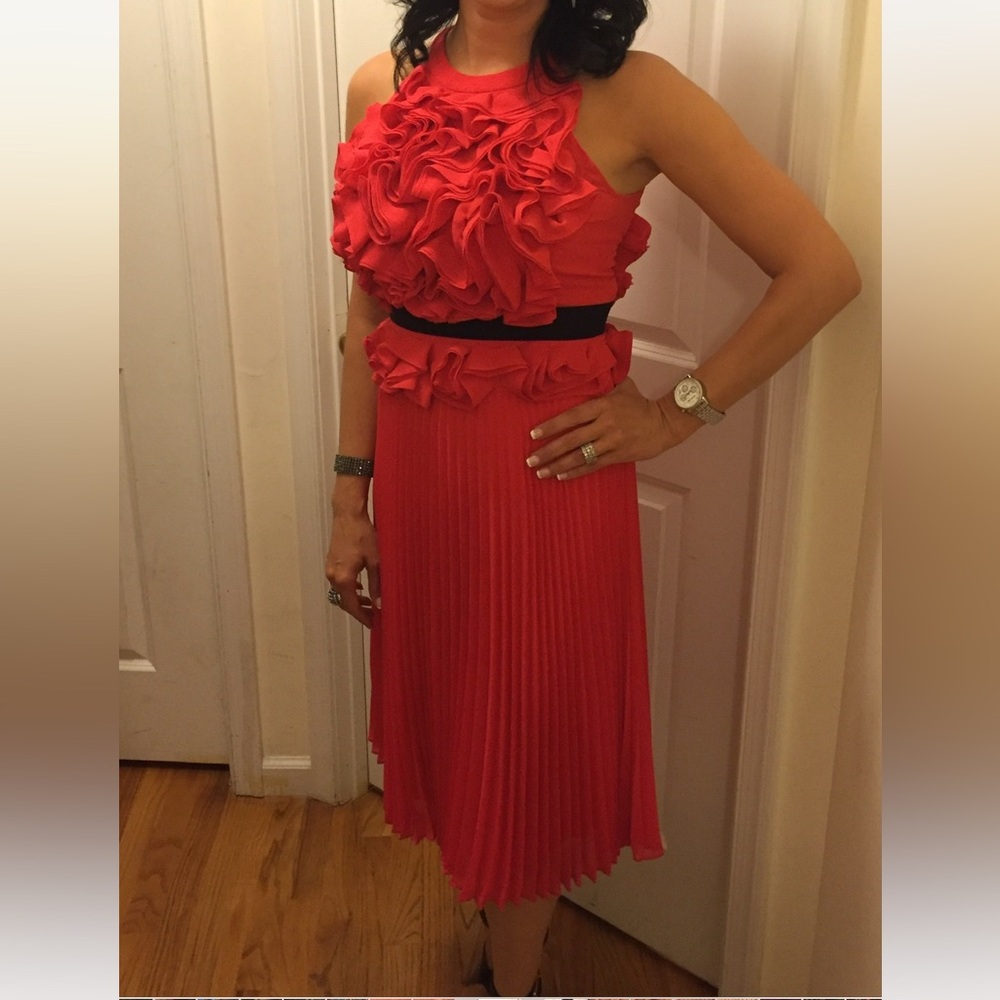 Bcbgmaxazria red gorgeous dress